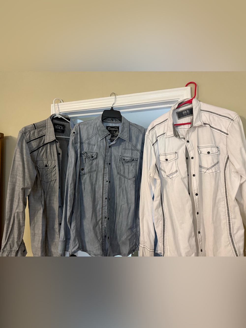 Buckle brand men’s shirts set of 3
